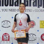 A NoGi Grappling Ifjúsági 1 Fiú 70 kg kategória dobogója