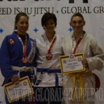 A Gi Grappling Felnőtt Női 65 kg kategória dobogója