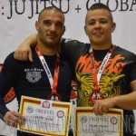 A Cage Grappling Felnőtt Férfi 80 kg kategória dobogója