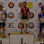 A NoGi Grappling Gyermek 2 Fiú 36 kg kategória dobogója