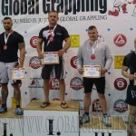 A NoGi Grappling 105 kg kategória dobogója