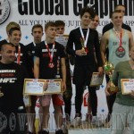 A NoGi Junior Fiú Csapatbajnokság dobogója