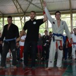Szűcs Kristóf győztest hirdet a Gi Grappling mérkőzésen