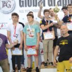 A NoGi Junior Fiú Csapatbajnokság dobogója