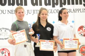 A Gi Női Open kategória dobogója