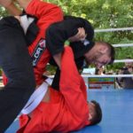 Gi Grappling Küzdelem a ringben