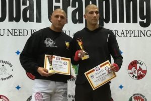 A NoGi Férfi Open 80+ kg dobogója