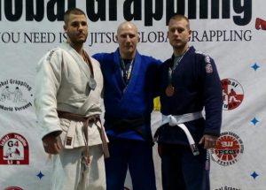 A Gi Grappling Férfi 95 kg kategória dobogója
