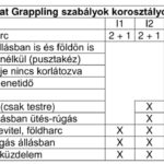 A Combat Grappling versenyszám szabályai korosztályonként