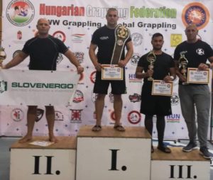 A NoGi Férfi 100+ kg. kategória dobogója