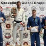 A Gi Grappling Felnőtt Férfi 77 kg. kategória dobogója