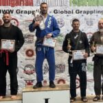 A Gi Grappling Veterán Férfi 130 kg. kategória dobogója
