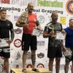 A Nogi Grappling Felnőtt Férfi 100 kg. kategória dobogója