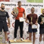 A Nogi Grappling Felnőtt Férfi 92 kg. kategória dobogója