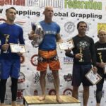 A Nogi Grappling Veterán Férfi 92 kg. kategória dobogója